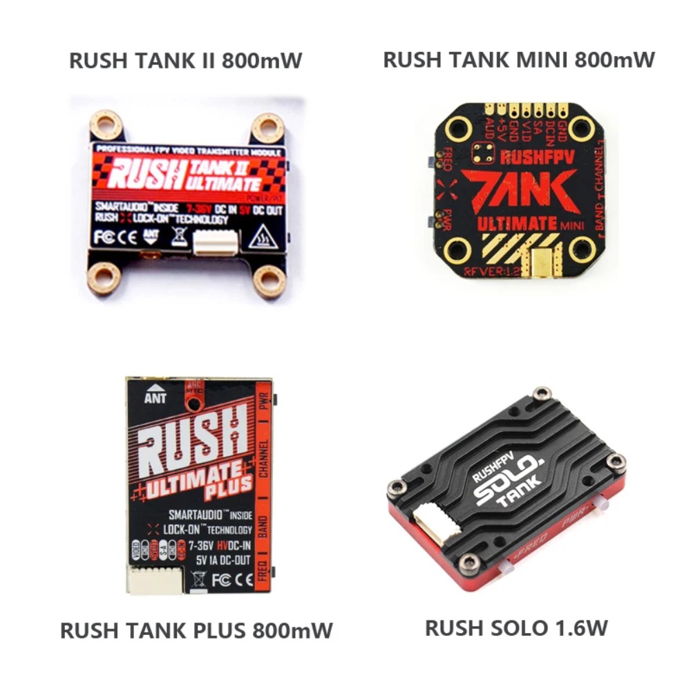 RUSH TANK Ultimate II/Mini/PLU - Drone Frame review and price